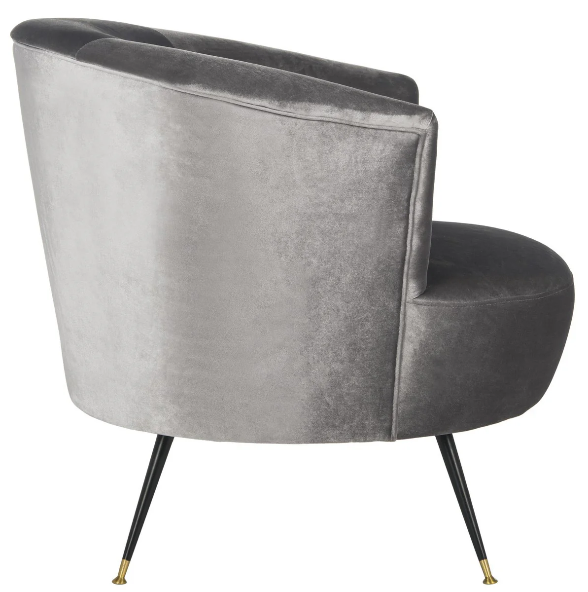 Arlette Velvet Retro Mid Century Accent Chair - Image 3