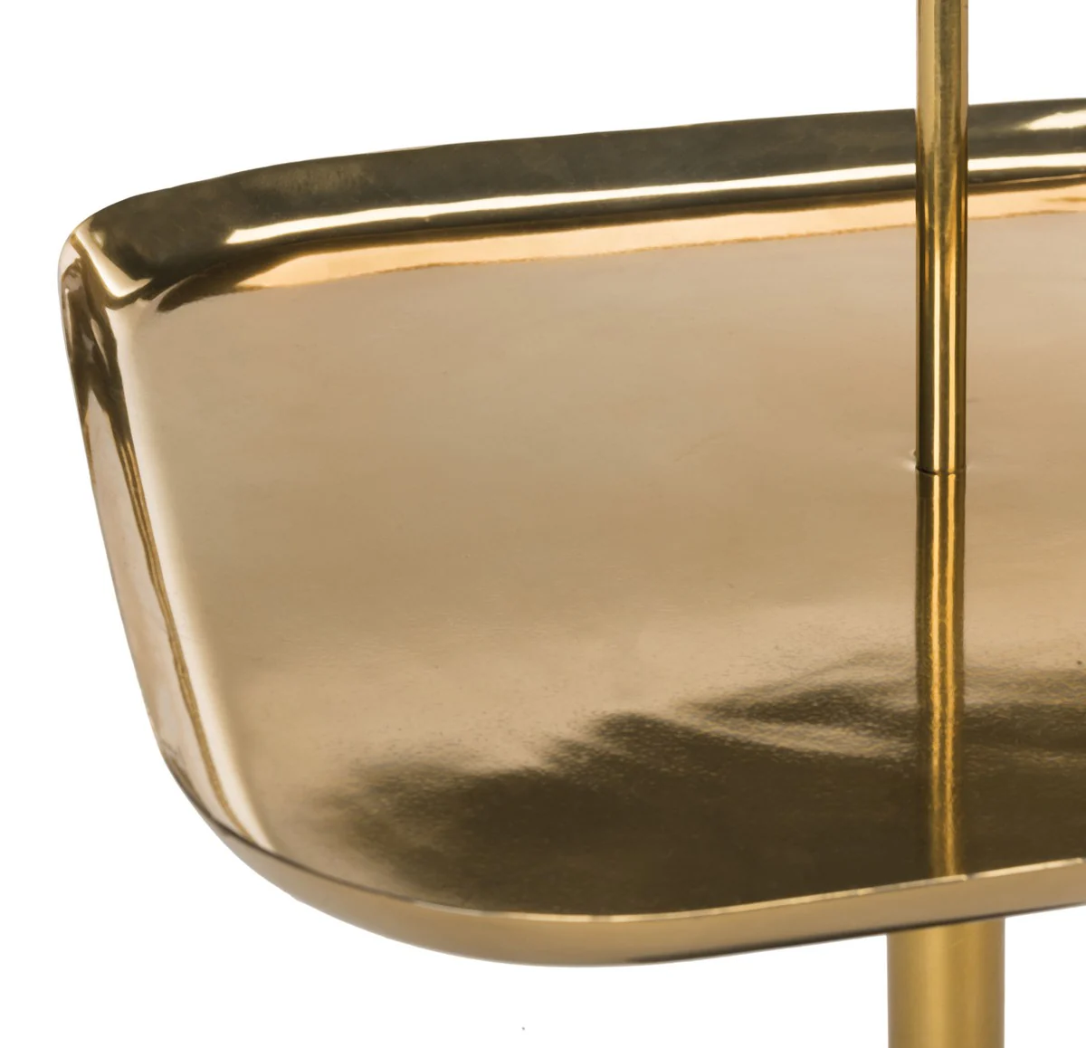 Artemis Square Brass Top Side Table - Image 4