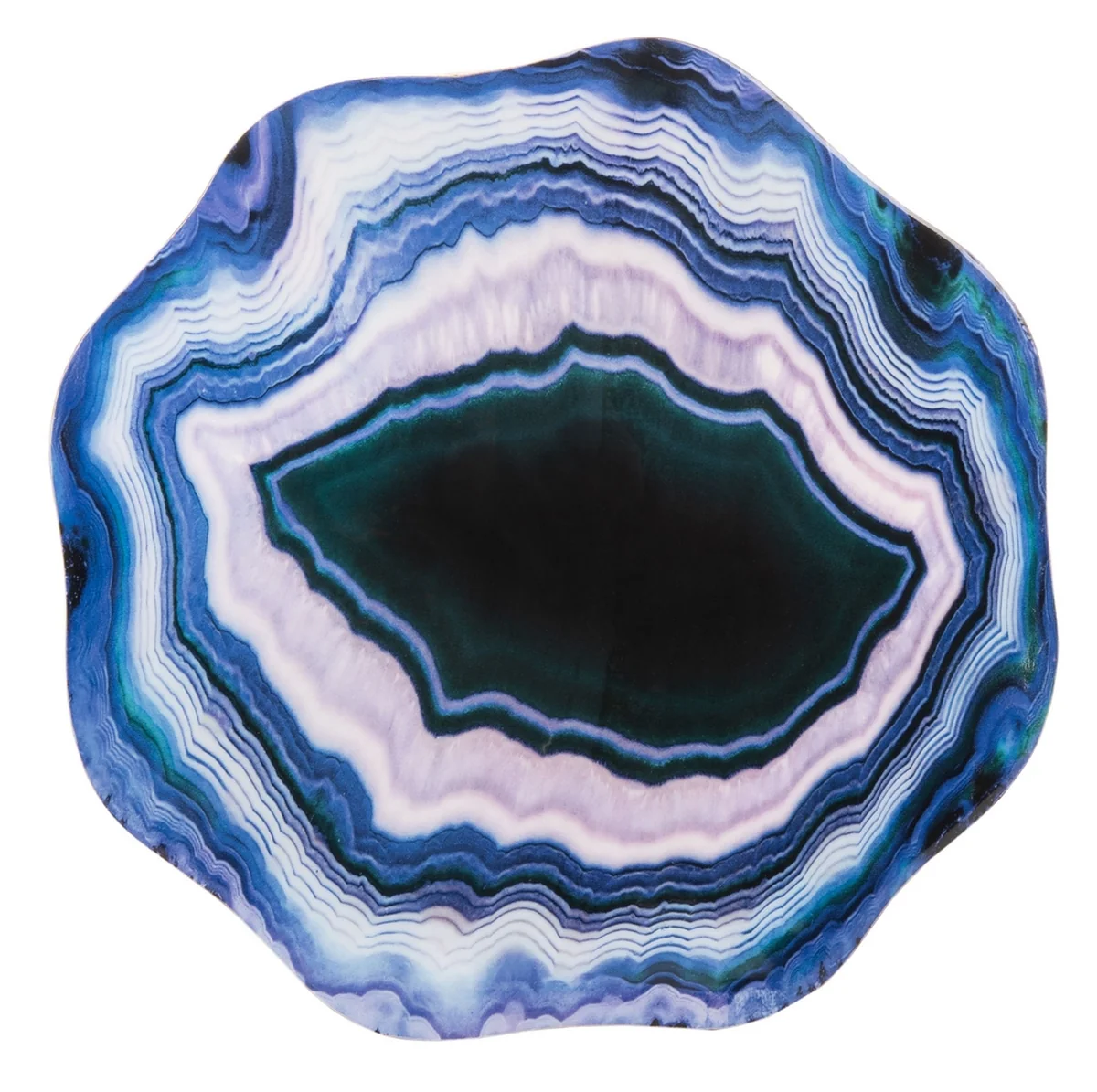 Celeste Faux Agate Side Table - Image 3
