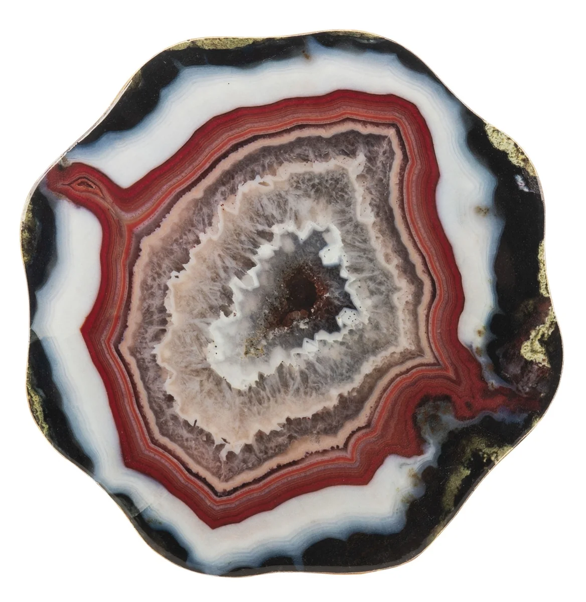 Celeste Faux Agate Side Table - Image 9