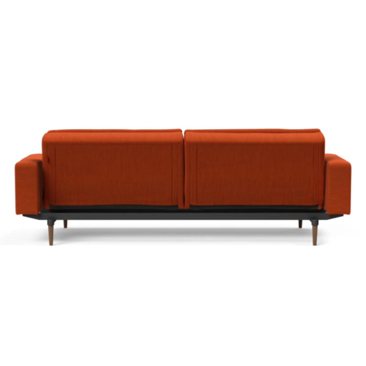 Dublexo Styletto Sofa Bed Dark Wood With Arms - Image 4