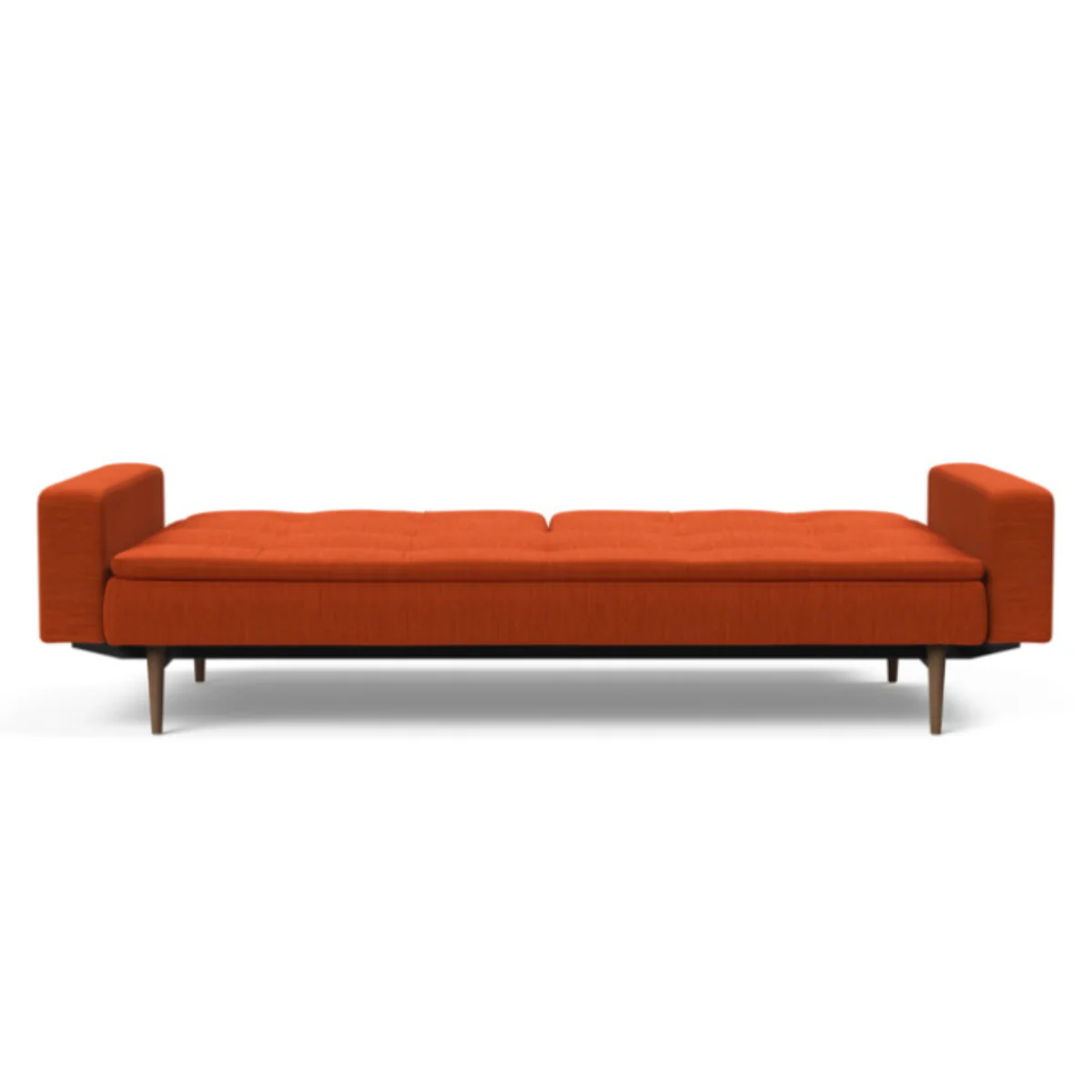 Dublexo Styletto Sofa Bed Dark Wood With Arms - Image 7