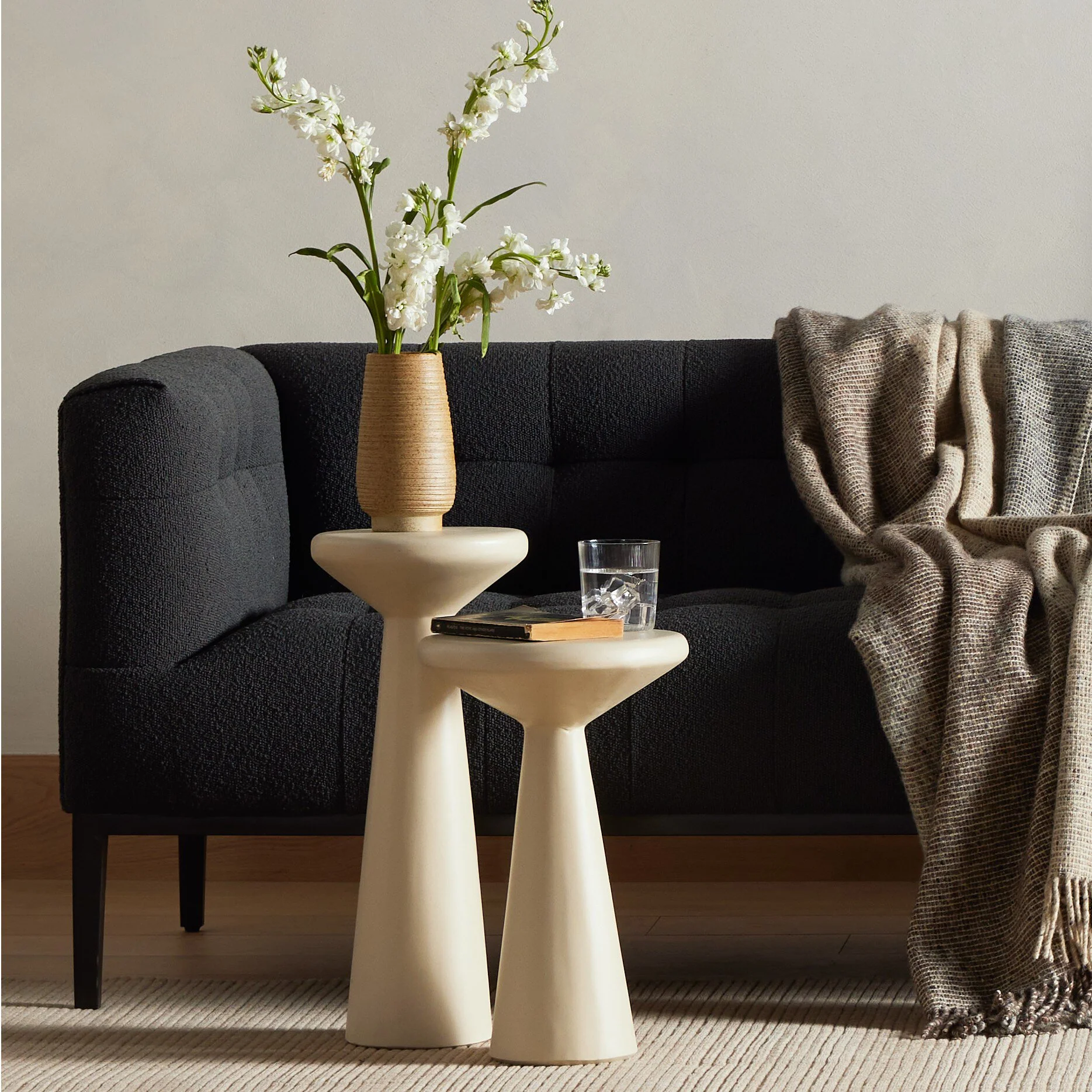 Ravine Concrete Accent Tables - Set of 2 - Image 3