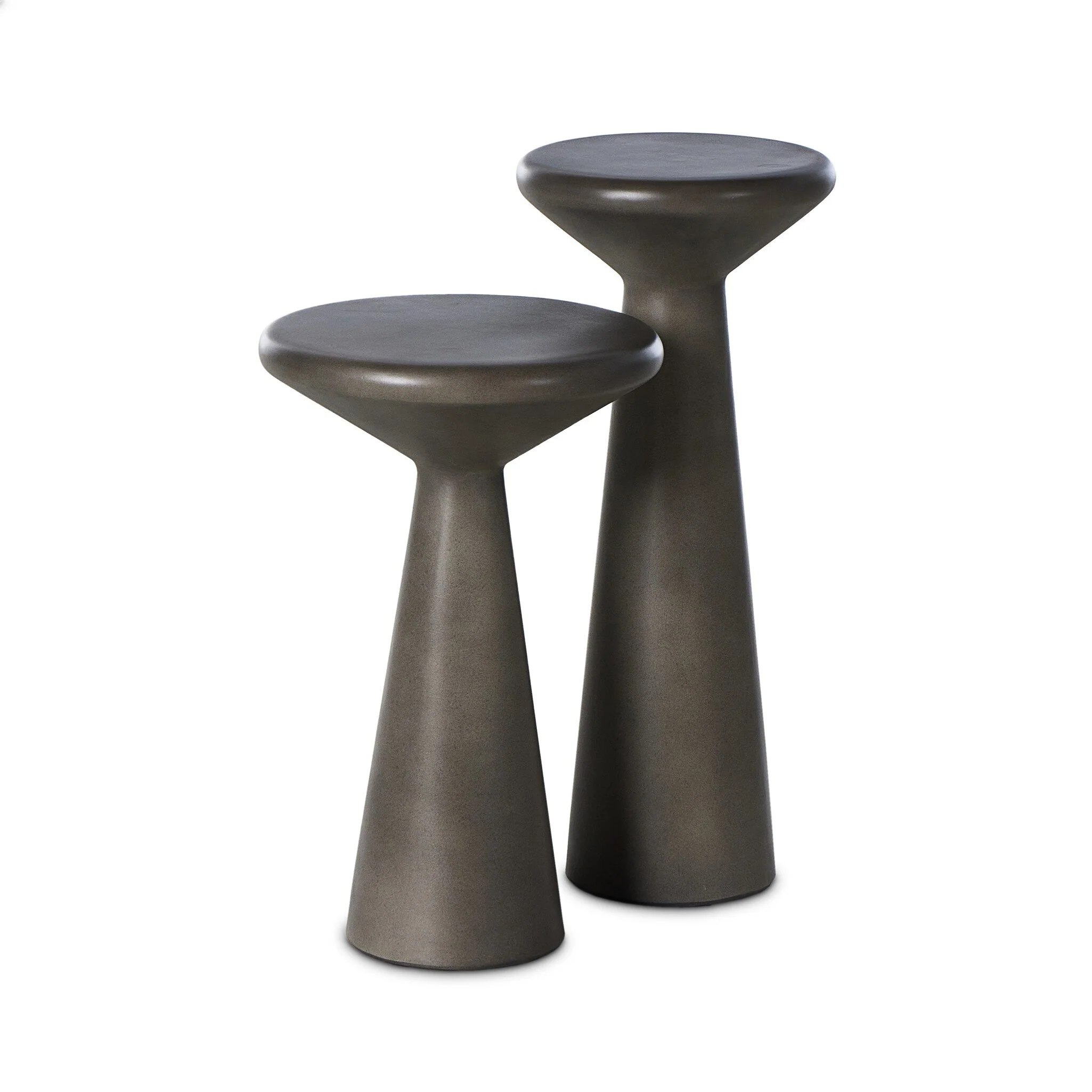 Ravine Concrete Accent Tables - Set of 2 - Image 6