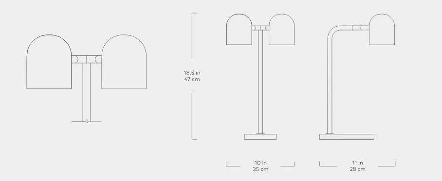 Tandem Table Lamp - Image 3